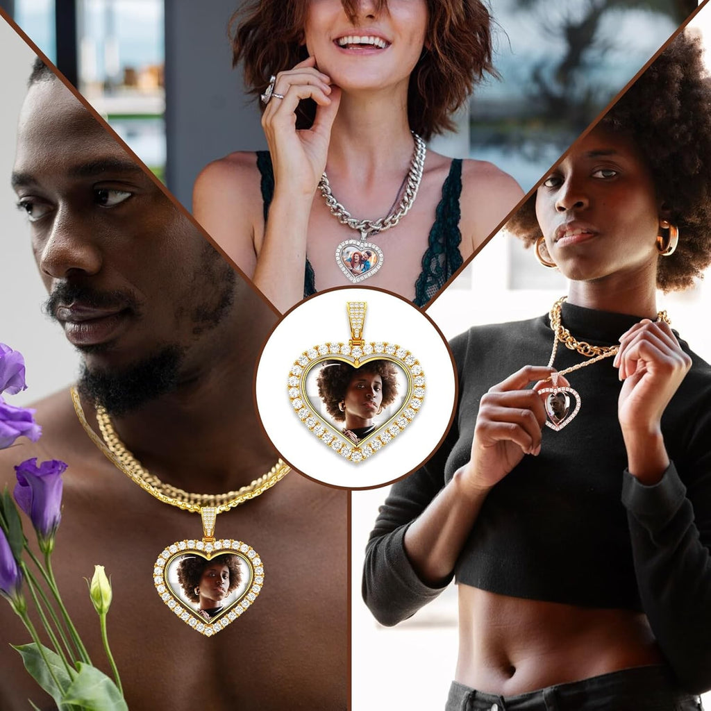 Custom Name Necklaces for Women, Plated/Silver Nameplated Pendant Gift for Women Mother Wife Friend,Extendable Cuban/Rolo Chain,Gift Box Included