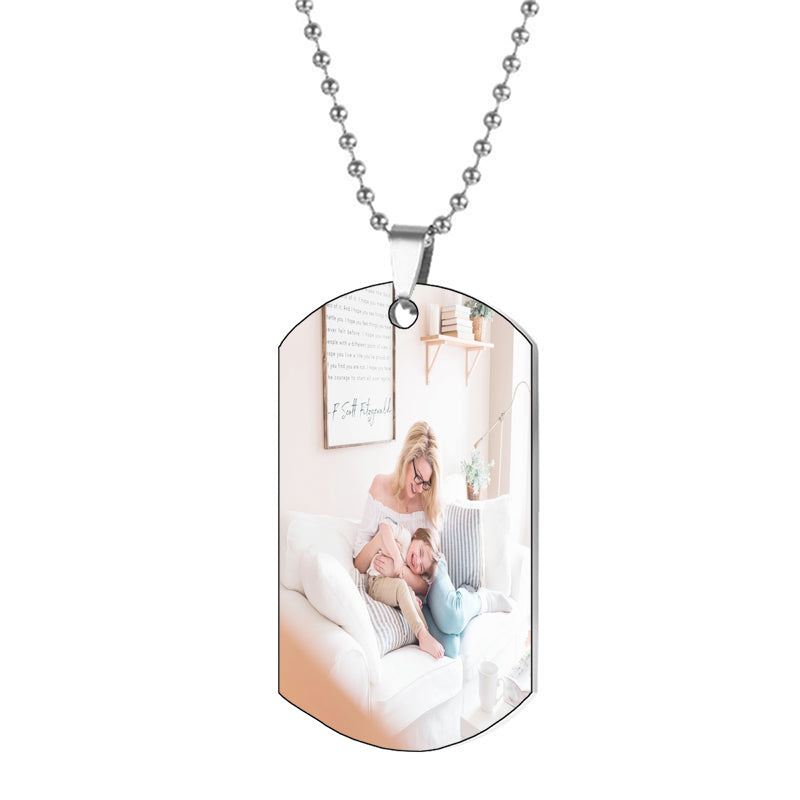 Heart Photo Projection Necklace, Memorial Necklace, Customized Projection Necklace with Picture, Photo Projection Necklaces, Birthday Gift