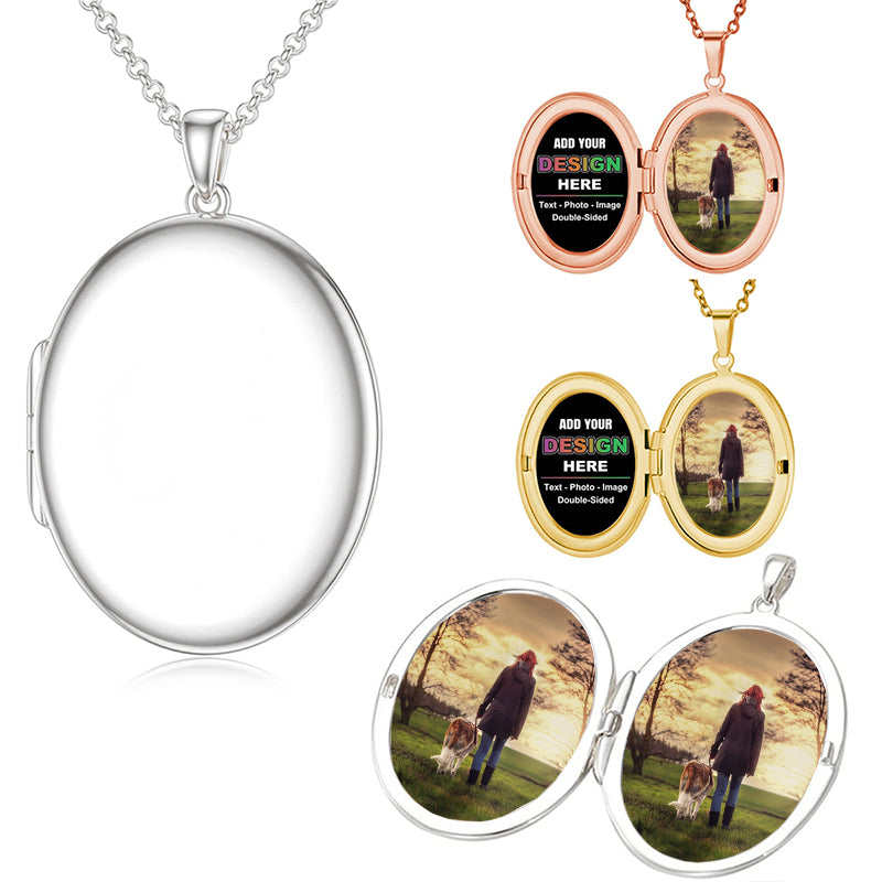 Carrie Name Necklace, Custom Size Nameplate: 925 Sterling Silver, , Rose Personalized Gift