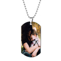 925 Silver Heart Photo Projection Necklace - Personalized Memorial Gift