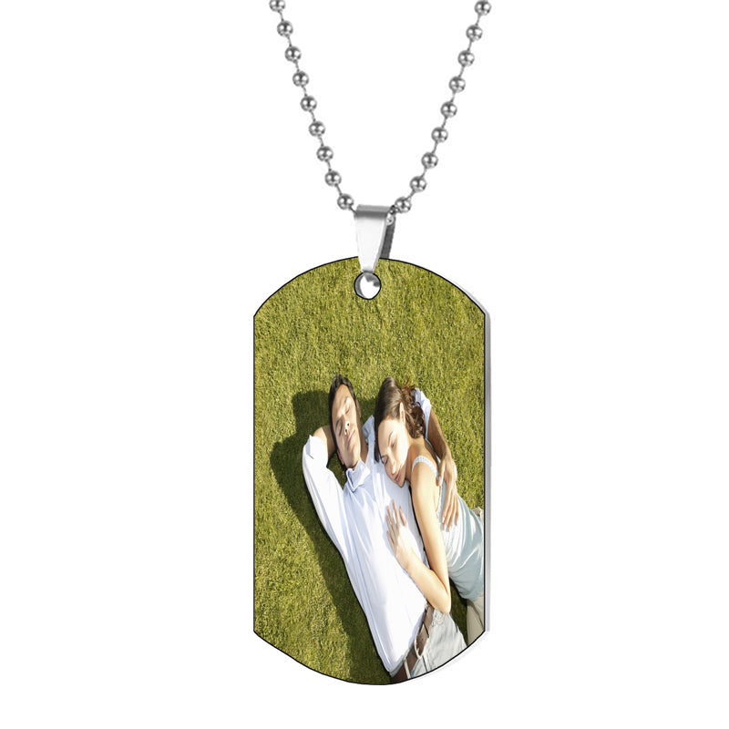 Custom Photo Projection Necklace, Cross Christian Bible Verse Necklace, Memorial Photo Necklace, Personalized Jewelry, Birthday Gift