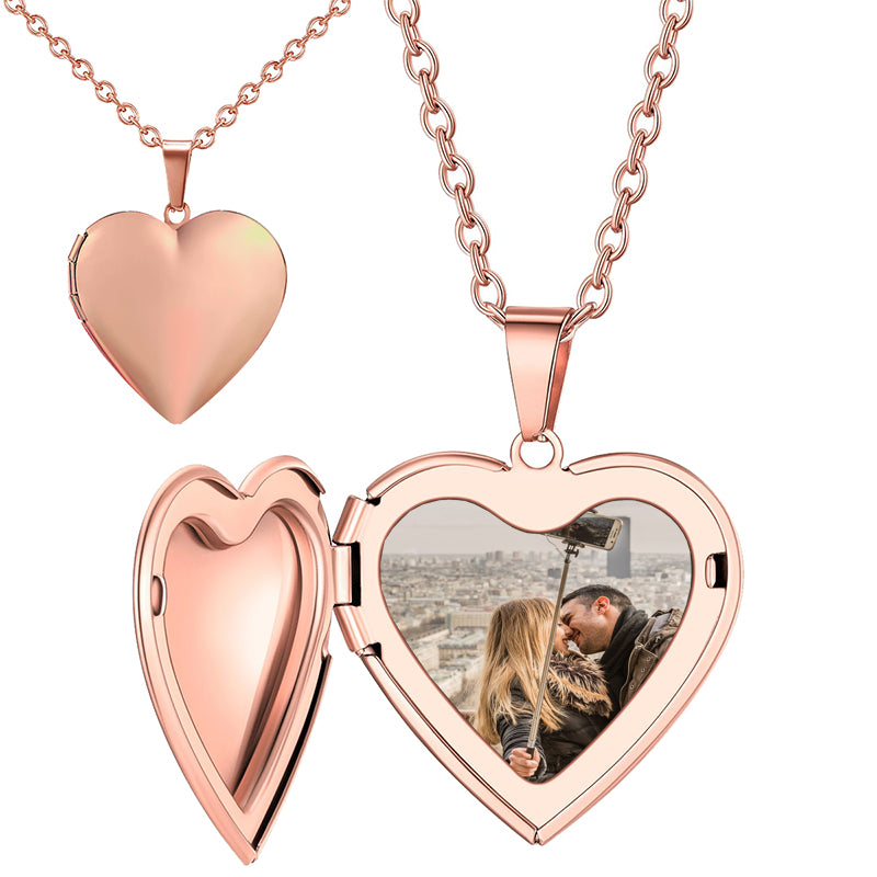 Charming Heart Necklace With Engraved Beads in Stainless steel ,Personalized Custom Name Necklace For Women,Family Jewelry,Mother's Day Gift