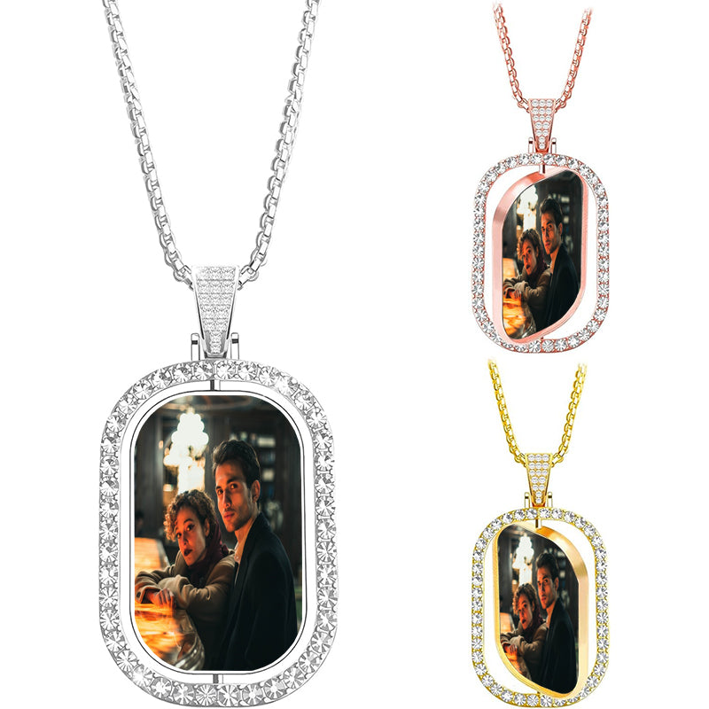 Custom 925 Sterling Silver Personalized Nameplate Necklace|EarthAngelGifts.com