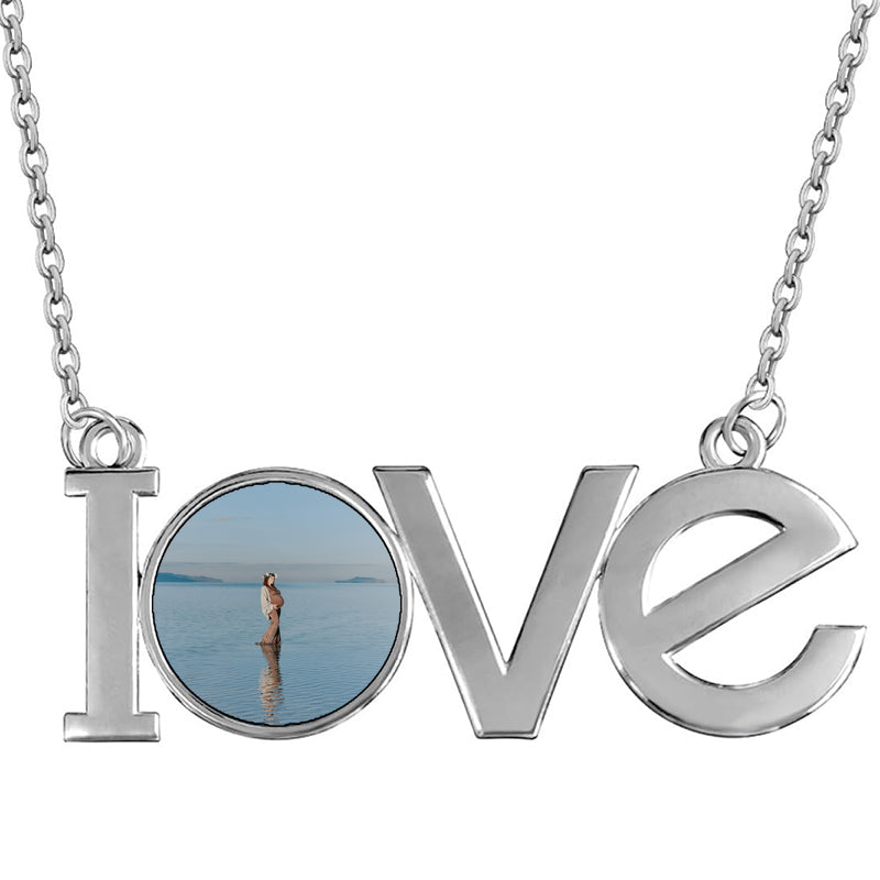 Engraved T-Bar Rope Chain Necklace With Disc: Roman Numeral Date, Name, Message