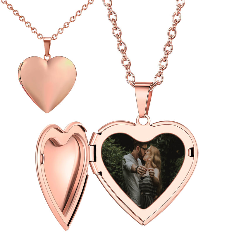 Engraved Photo Bar Necklace for Men: Personalized Steel Initial Tag