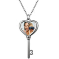 Heart Necklace for Women Moissanite, Simulated Diamond, 925 Sterling Silver