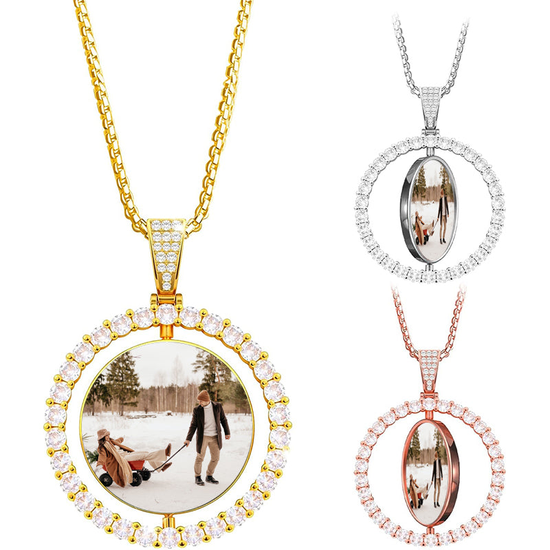 Custom Diamond Name Necklace, 925 sterling silver Crystal Nameplate Necklace CZ stones, Luxury Fashion Women Personalized Necklaces