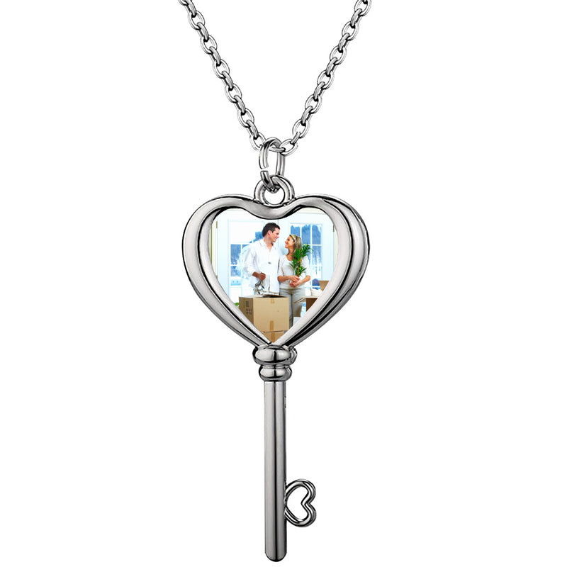 Custom Necklace,Photo Necklace,Trendy Friend Gift,Necklace with Photo,Personalized Picture Inside Jewelry,Memorial Necklace,Mom Necklace