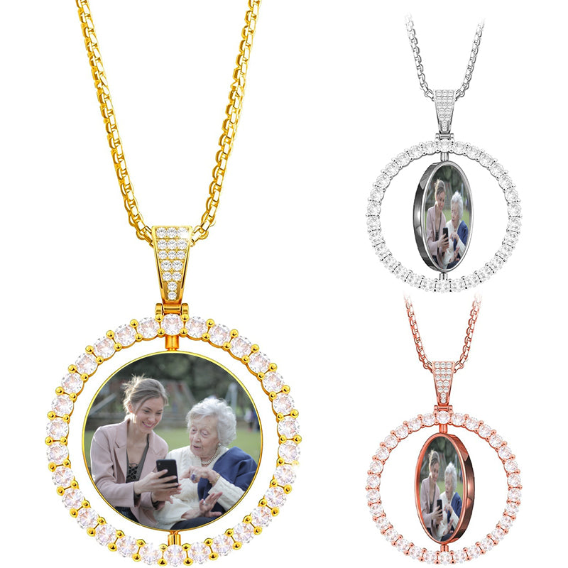 Custom Necklace Pet Portrait Necklace Hand Painted Gift Personalized Jewelry for Pet Owner Heart Necklace Locket Necklace Best Gift for Her