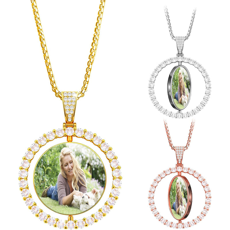 Initial Necklace for Women 925 Sterling Silver Initial A to Z Letter Pendant Necklace with Blue Flower Cubic Zirconia Birthday Engagement Gift for Women,Mom, Couple