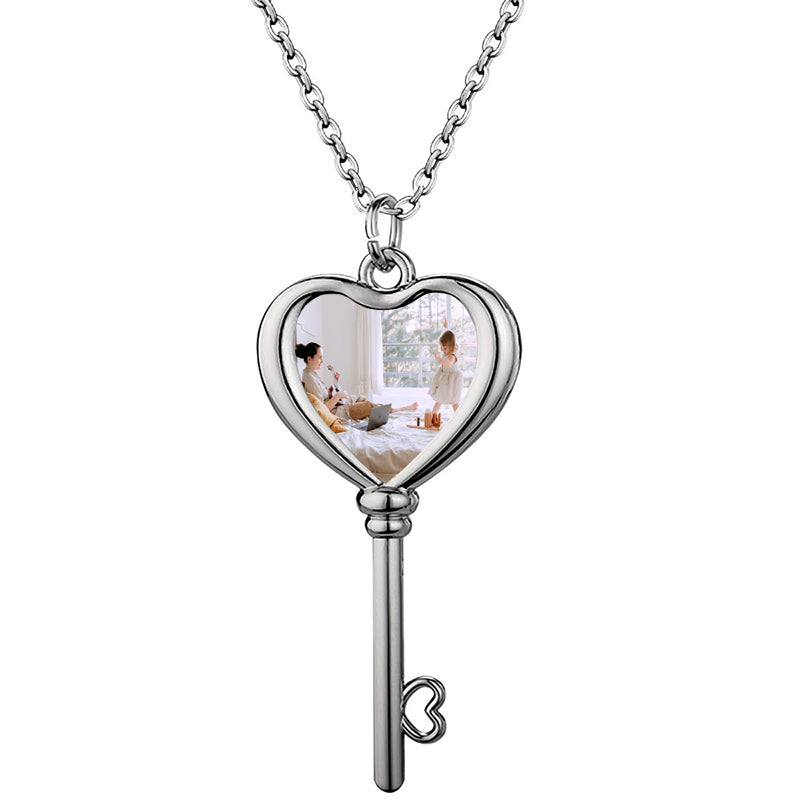 Handmade Personalized Stainless Steel Ring Necklace: Engraved Text Beads