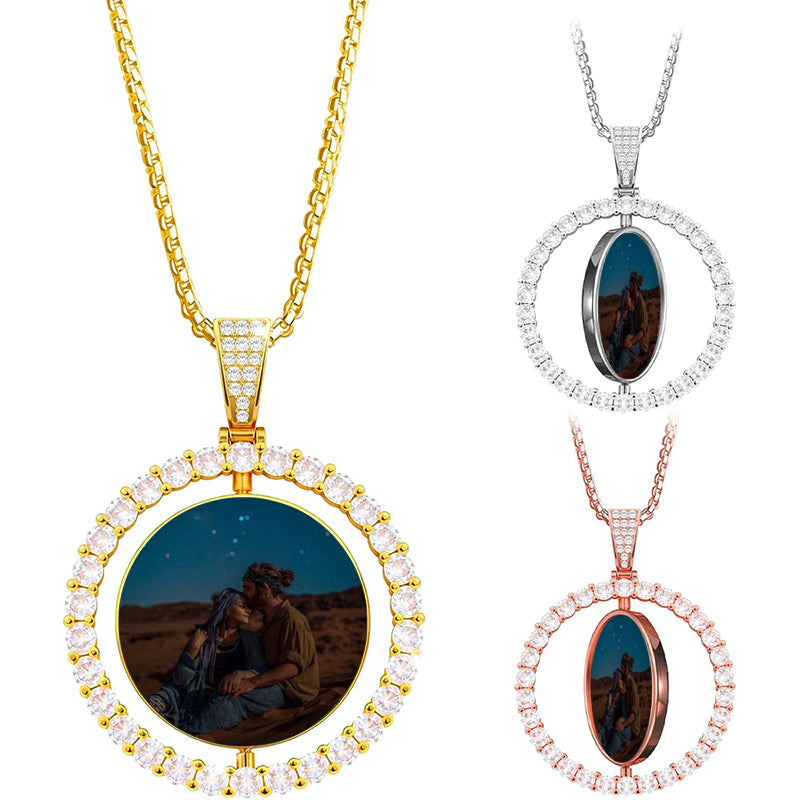 Custom Pet Ashes Necklace for Dog Cat,Engraving Photo/Text Urn Keepsake Pendant Necklace,Personalized Cremation Jewelry with Angel Wing Birthstone for Pet Lover