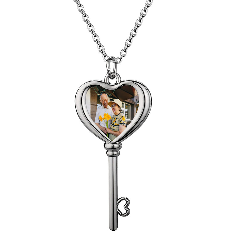 Best Christmas Gift Silver Heart Flower Locket Pendant Necklace, Love Necklace, Keepsake Photo Frame Charm, Stainless Steel Locket, N5128