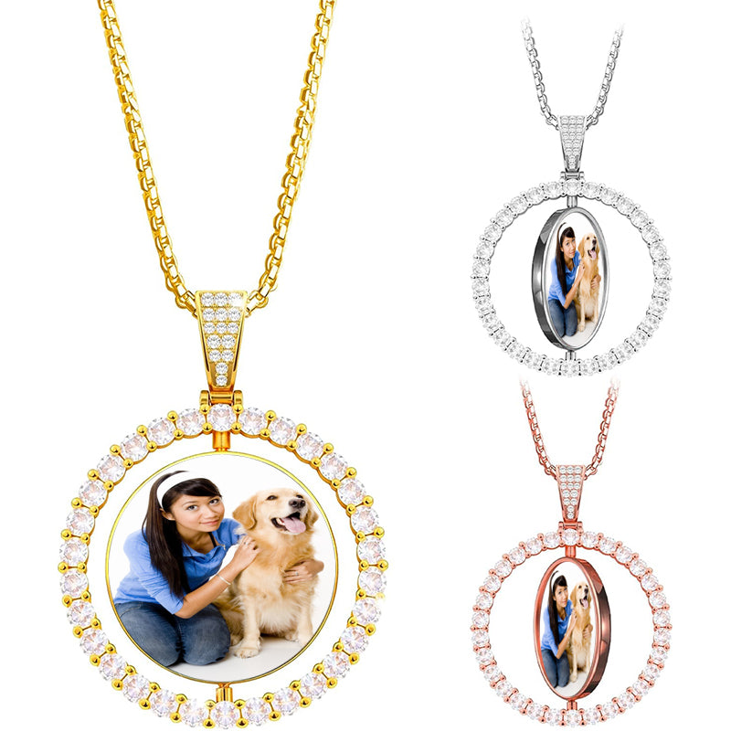 Custom Pendant Name Necklace Customized Personalized Plated Name Necklace for Mother Daughter Christmas New Year Birthday Valentine's Day