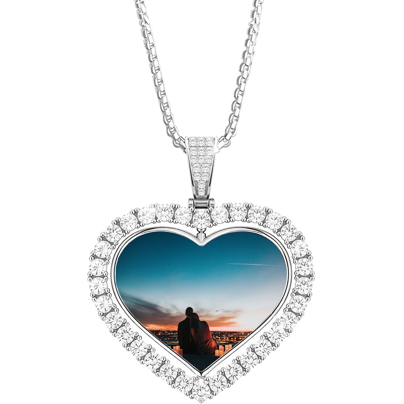 Custom Double-Sided Handwriting Necklace with Photo, Personalized Memorial Jewelry, Unique Remembrance, Heartfelt Gift for Loss of Loved One