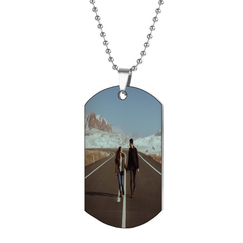 Custom Silver Nameplate Necklace with Script Font & Box Chain | Personalize Jewelry Gift for Her | Elegant, Handcrafted Custom Name Necklace