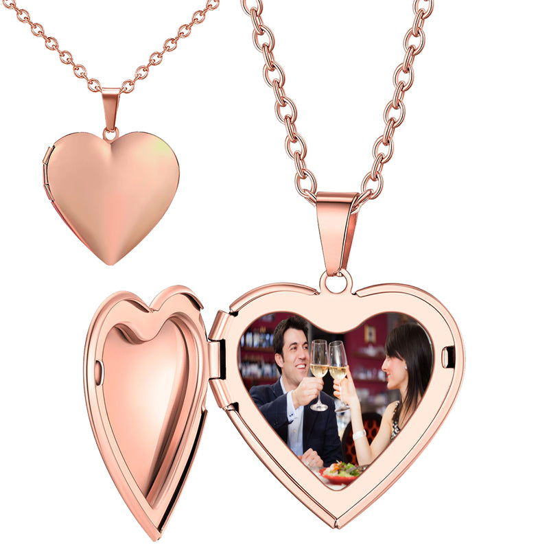 Custom Projection Photo Necklace, Personalized Photo Projection Round Necklace, Personalized Memorial Photo Pendant, Mothers Day Gift