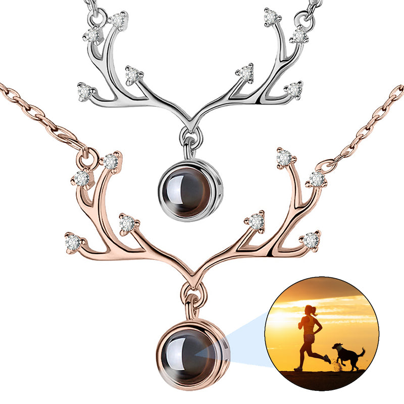 Custom Photo Heart Necklace: Personalized Glass Picture Pendant