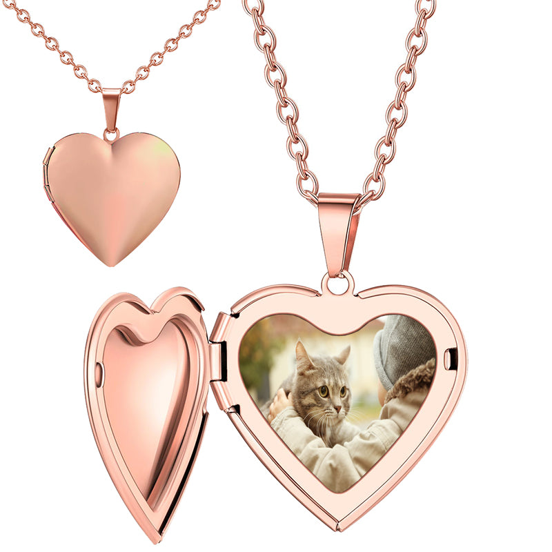 Handwriting Necklace, Locket Necklace with Photo, Engraved Locket, Silver Locket, Gift for Her, Personalized Gift, Personalized Jewelry