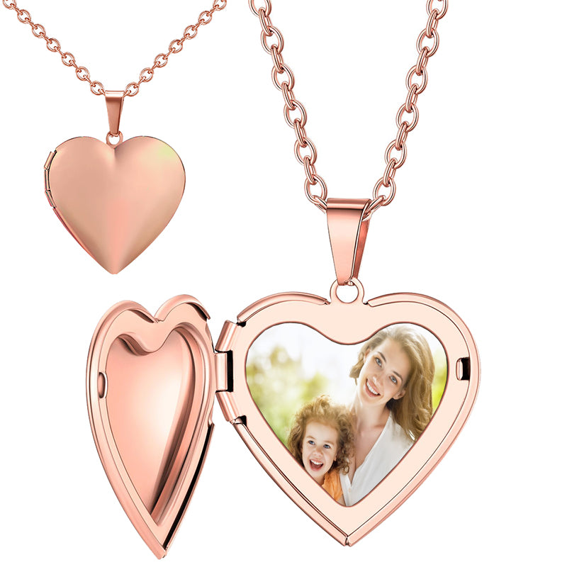 Custom Photo Hexagon Locket Necklace ¨C Square Locket Style - Personalized Gift for Her ¨C Handmade Stainless Steel Locket with Picture Inside ¨C Sentimental Keepsake Jewelry for Women