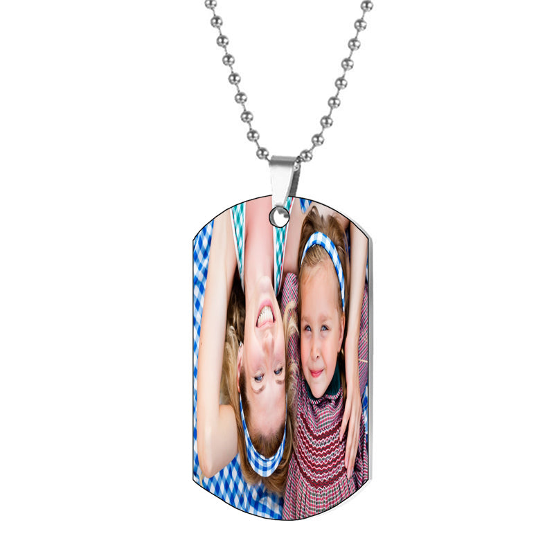 Custom Photo Projection Necklace, Personalized Snowflake Necklace with photo inside, Memorial Gift, Gift for Her, Mom Necklace