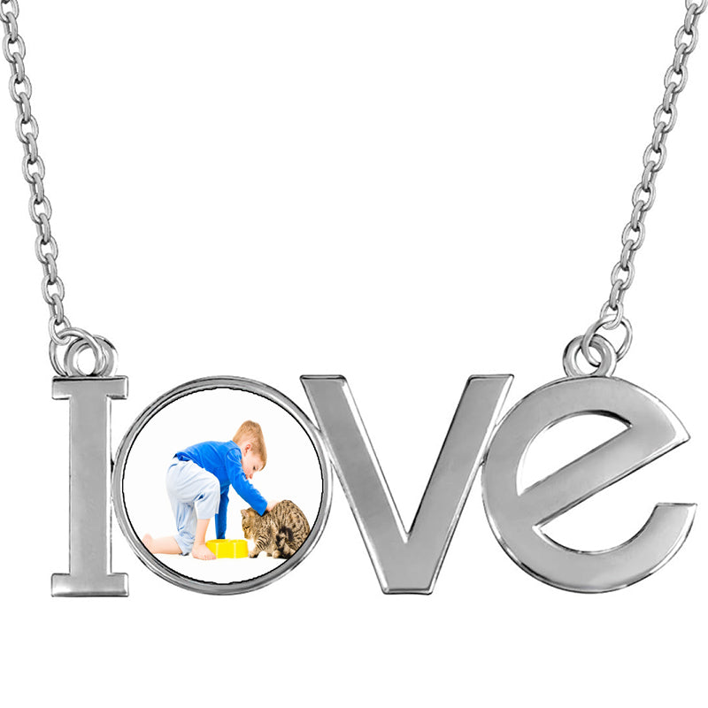 Filled Old English Letter Necklace, Initial Necklace, Old English Name Necklace WATERPROOF Necklace, Personalized Name Necklace