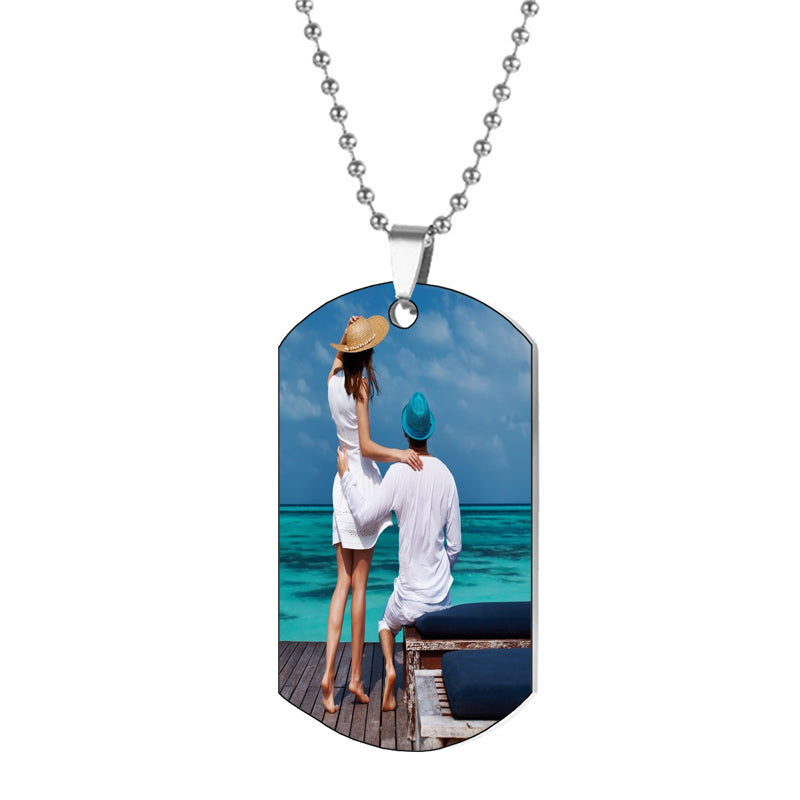 Heart Projection Necklace, Personalized Memorial Photo Necklace, Heart Necklace for Grandma, Mother's Day Gift, Necklace Gifts For Grandma