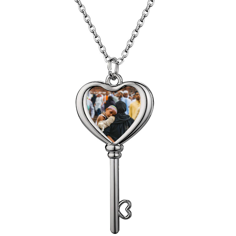 Gothic Initial Necklace for Men Women Silver Tone 26 Letters Pendant Necklace, 3.5mm Stainless Steel Cuban Chain Necklaces