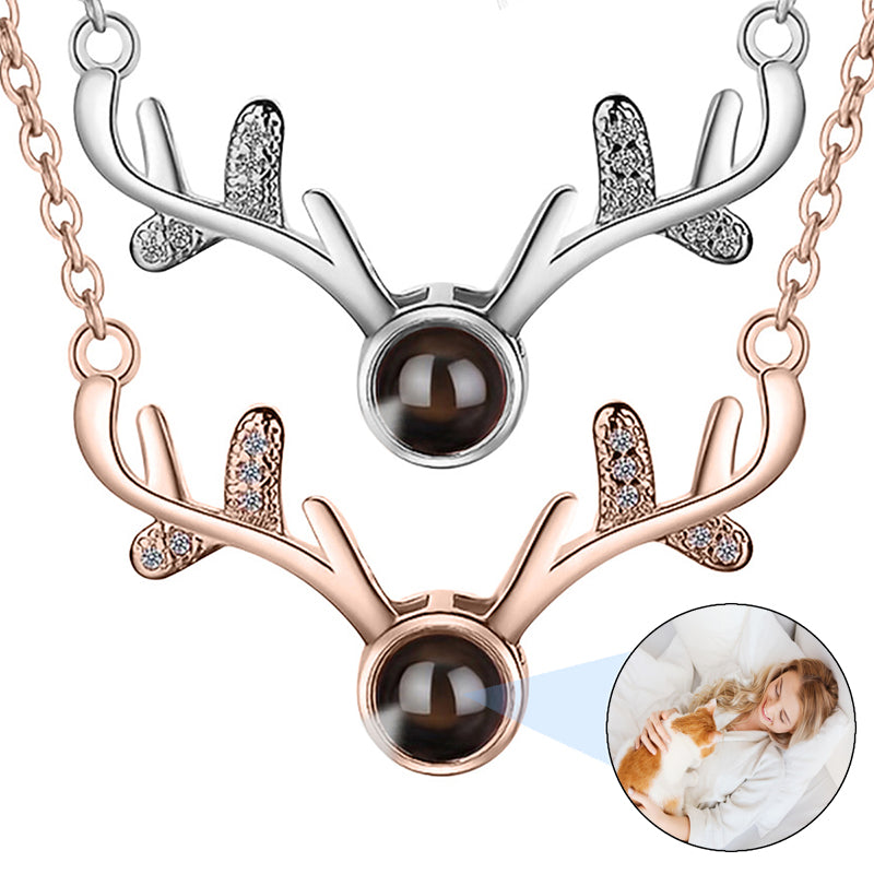 Custom Necklace with Picture, Picture Necklace Personalized Photo Personalized Circle Chain with Photo Customized Necklaces Memorial Gifts for Men Boyfriend Women Family Christmas Birthday