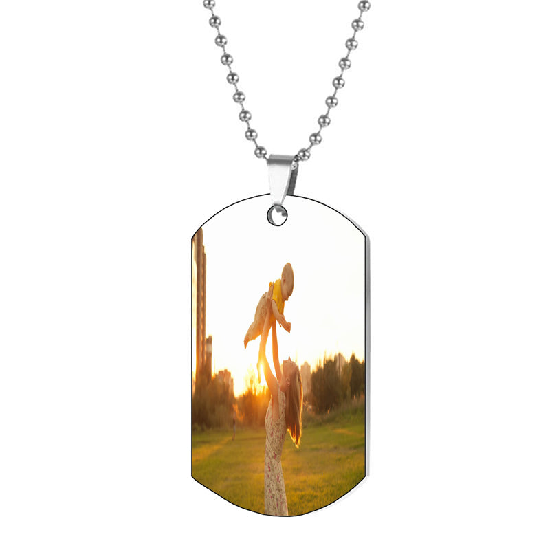 Diamond Cut Heart Name Necklace: Personalized Script Nameplate, Sterling Silver or