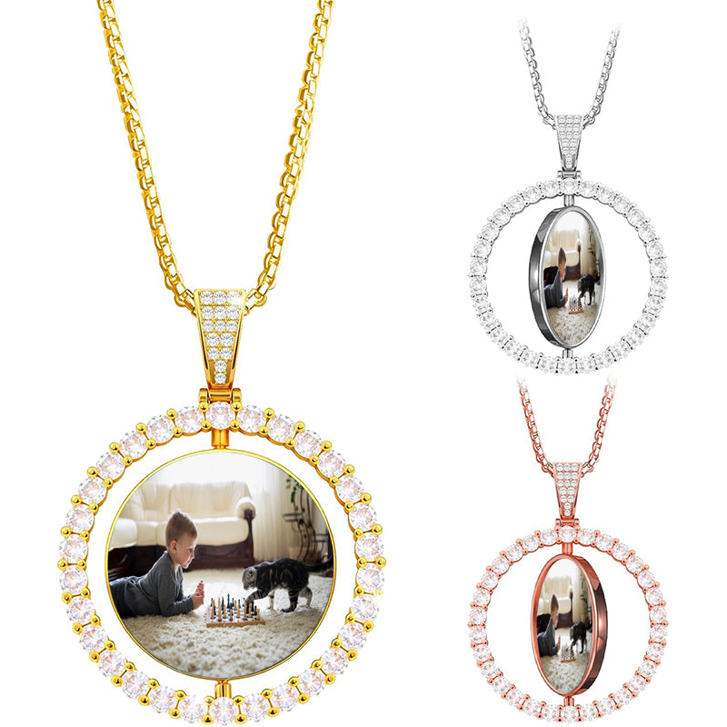 Initial Letter Necklace ? Rectangle Name Necklace ? Square Alphabet ? Custom Letter Charm Necklace ? WATERPROOF Jewelry ? Birthday Gift