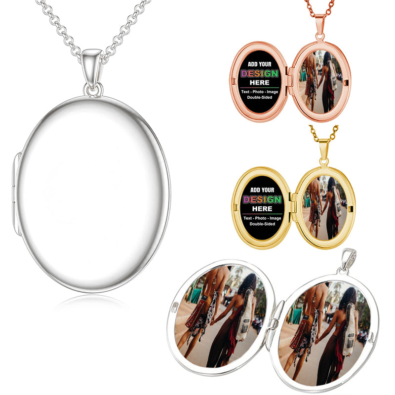 Filled Personalized Letter Padlock Necklace, Stainless Steel Custom Initial Lock Pendant Chain Necklace for Women, Gift for Her