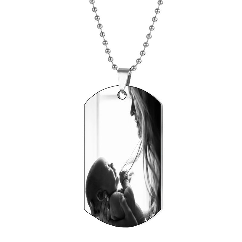 Custom Line Art Necklace, Personalized Portrait Jewelry Gift For Her, Photo Necklace Mother's Day Gift, Anniversary Gift, Girlfriend Gift